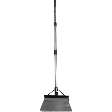 Pelle de jardin multifonctionnelle, pelle plate robuste en acier avec manche réglable, grattoir de sol, outil de jardinage pour le désherbage et le déglaçage. (1/5)