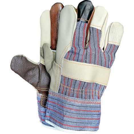 Guantes de trabajo / Coloridos / Talla: 10 - XL / RLKPAS MC 10 - 12 unidades.