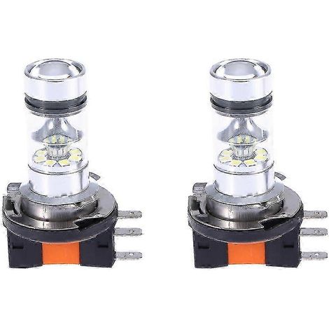 Paar 20 LED-Lampen H15 100W Nebelscheinwerfer Abblendlicht Tagfahrlicht für Auto (Weißes Licht) p11261013 hwy