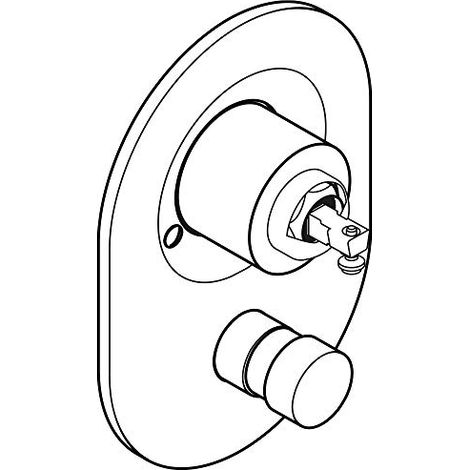 Hansgrohe Kit conversione cartuccia a sfera in M3 per miscelatori vasca ad incasso, 96385000 (1/4)