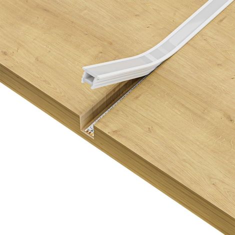 Profilé Silicone LED Neon 10M 12x12mm Blanc Laiteux (1/5)
