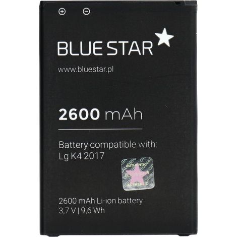 Bluestar Akku Ersatz kompatibel mit K4 2017 / K8 2017 2600mAh Li-lon Austausch Batterie Accu