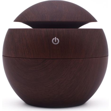 130-ml-Luftbefeuchter, Ultraschall-USB-Luftdiffusor, Aromatherapiegerät für ätherische Öle mit siebenfarbigem Licht für Zuhause, Schlafzimmer oder Büro.