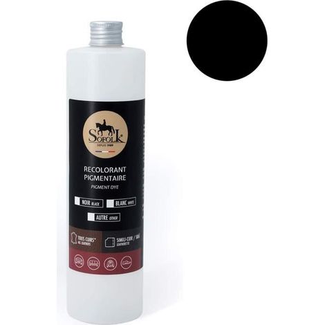 Pittura Pelle/Similpelle (500ml, NERO) - SOFOLK - Manutenzione per Sedile e Volante di Auto, Divano, Scarpe (1/4)