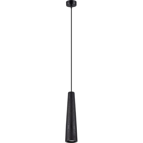 Plafonnier LED, finition noire, pour salon, chambre, couloir, cuisine ou bureau, pour une diffusion générale dans les espaces intérieurs.-AquaForge (1/5)