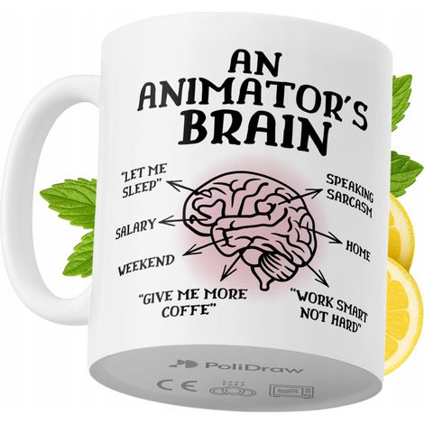 Lustige Tasse für Animatoren – Kaffee- oder Teetasse mit witzigem Textdesign – ideal für Geburtstage, Namenstage, Feiertage und besondere Anlässe. Hochwertige Tasse für Zuhause, Büro und Arbeit. Farbe