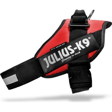 BÂTS JULIUS-K9, TAILLE 1 POUR BÉBÉ, ROUGE