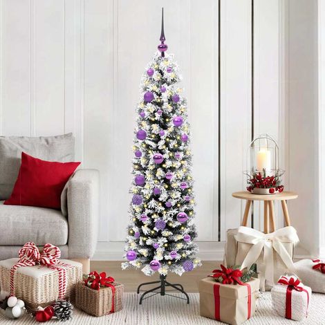 Künstlicher Weihnachtsbaum mit 150 LEDs mit Ständer Grün 150 cm (1/5)