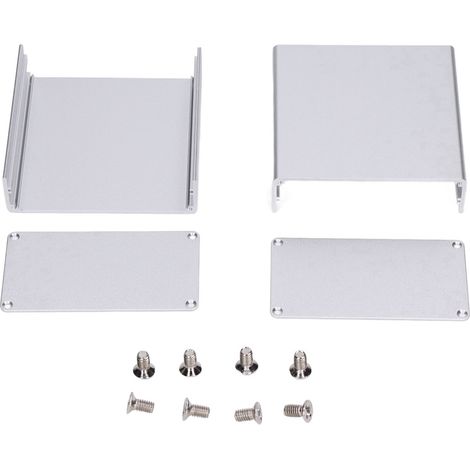 Boîtier de jonction électronique DIY en alliage d'aluminium pour amplificateur de puissance - Type à séparation (1/5)
