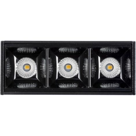 Faretto Spot Head 4W 3000K Klik Klak Nero ( MARINO CRISTAL cod. 41119 )