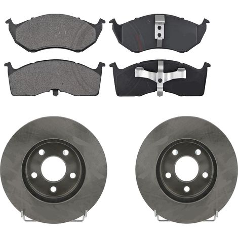KIT FRENI ANTERIORI compatibile con DODGE NEON II - DISCHI + PASTIGLIE OEM: FDB1098 / 16723 , 17266 , 17319 /SOSTITUZIONE DIRETTA/BASSA POLVERE/SILENZIOSO (1/5)