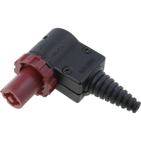 Cliff FCR20673 Connettore di alimentazione FC Spina angolata Tot poli: 3 + PE 20 A Rosso 1 pz.