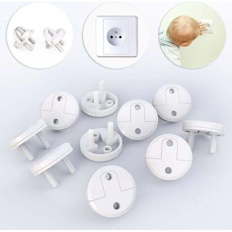 20pcs Caches Prises Franaises Cache Prise Bébé Amovible [ Sans Clef Ni Adhésif ] Nouvelle Génération Originale Sécurité Domestique Et Puériculture Pour Protection Prise