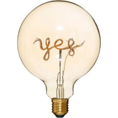 Ampoule Décorative à Filament "Yes" 17cm Ambre (1/2)