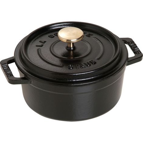 STAUB La Cocotte Casseruola, Ghisa, Nero, 12 cm