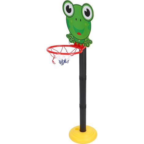 Set de Basketball Enfant avec Panier Grenouille et Support Réglable - Jeu d'Extérieur pour Enfants (1/5)