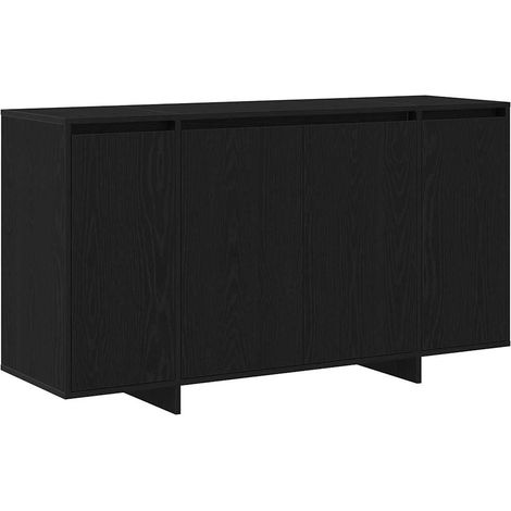 Maison Exclusive - Aparador Roble Negro 135 x 41 x 75 cm Madera d