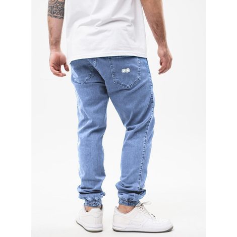 Pantalones vaqueros deportivos azules para hombre Lucky Dice Promo Dice M (1/5)