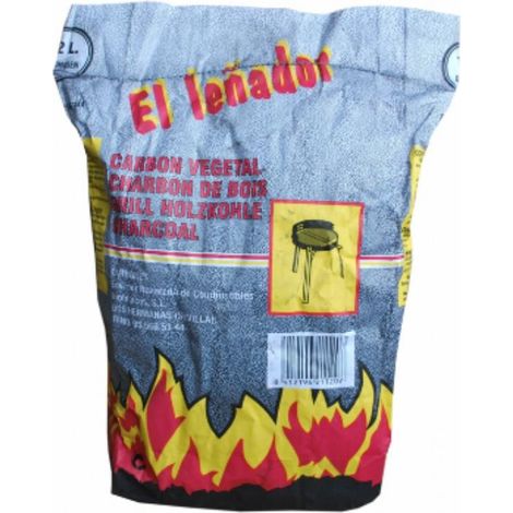 FPLUS carbon vegetal saco 12 litros , Saco carbon de 12 litros
