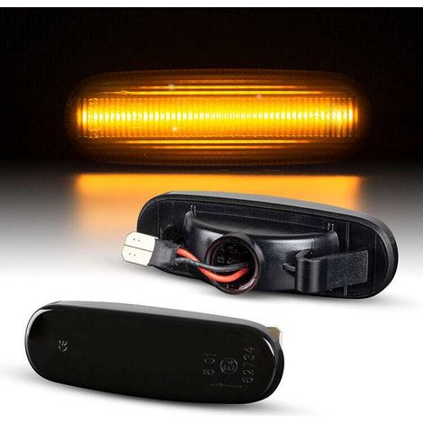 KIT 2 INDICATORI DI DIREZIONE LATERALI A LED COMPATIBILE CON Citroen Nemo  anno di costruzione 2007-2015  , VETRO FUME (1/5)