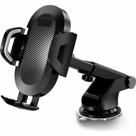 Support téléphone à ventouse 360°, porte-smartphone pour tableau de bord, support GPS réglable pour voiture et bureau (1/5)