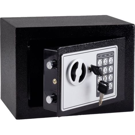 Bc-elec - 5417-1207 Caja fuerte con cerradura de combinaci�n digital + llaves 23x17x17cm