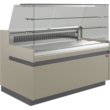 Comptoir vitrine réfrigéré 1038mm taupe - Diamond (1/5)
