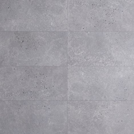 Carrelage antidérapant extérieur/intérieur Walk Grey, 30 x 60 cm, finition mate, en porcelaine, aspect ciment (1/5)
