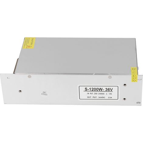 Alimentation à tension constante 33 A 1200 W pour circuit intégré LED entrée 200-240 V CA sortie 36 V CC (1/5)