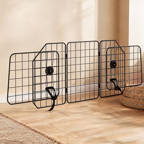 Caisse de transport pour animaux schwarz en stahl 150 x 5 x 42 cm (1/5)
