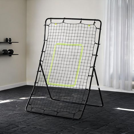 Rebondeur d'entraînement de football avec cadre en acier et black (1/5)