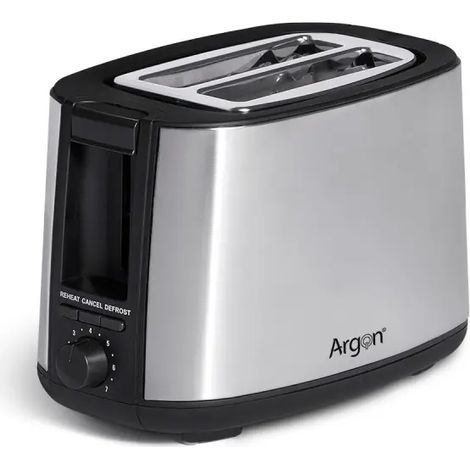 Doppeltoaster aus mattem Schwarzstahl 15,2 x 26,5 x 17,2 cm 750 W