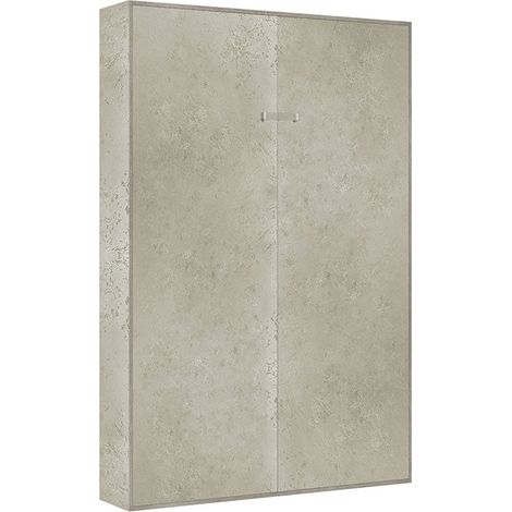 Letto Matrimoniale Francese a Scomparsa Salvaspazio Kentaro H210,5 Cashmere Grigio (1/3)