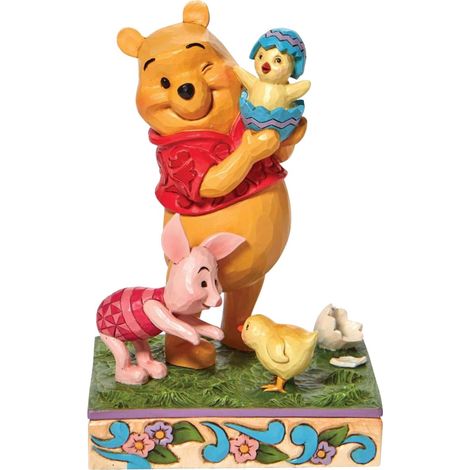 Figurine de Collection Winnie l'Ourson et Porcinet - Pâques (1/2)
