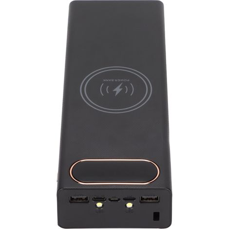 Batterie externe L20 Standard Edition à monter soi-même, boîtier pour 20 batteries 18650, puissance 10 W, charge sans fil 5 W, noir (1/5)