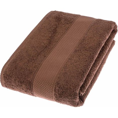 HOMESCAPES Turkish Cotton Chocolate Bath Sheet