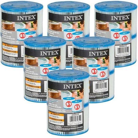 Cartouche filtre SPA intex x 12 (6 lots de 2) (1/3)