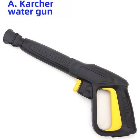 Pistolet à eau haute pression pour nettoyeur haute pression de voiture, canon de pistolet compatible avec KARCHER K2-K7 (A : pistolet à eau Kai Chi) (1/5)