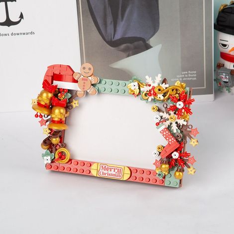 Selbstgemachter Weihnachtsfotorahmen – Wand- und Tischdekoration – Weihnachtsgeschenk (1/5)