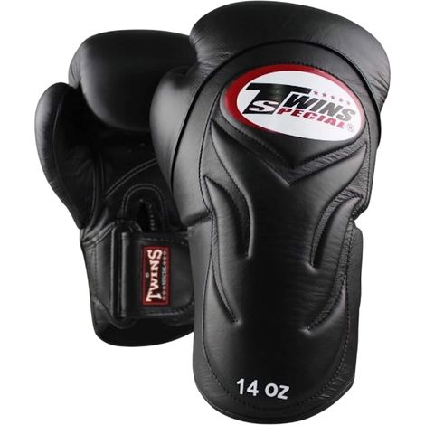 Guantes de boxeo Twins Special BGVL6 negros de 12 oz. (1/2)