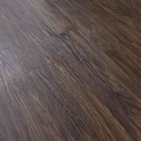 [neu.haus] Piastrelle Adesive in PVC (28 listoni = 3,92 m²) Laminato Vinilico Fai da Te Pavimentazione Autoadesiva Rivestimento per Spazi Interni - Effetto Rovere Scuro (1/4)