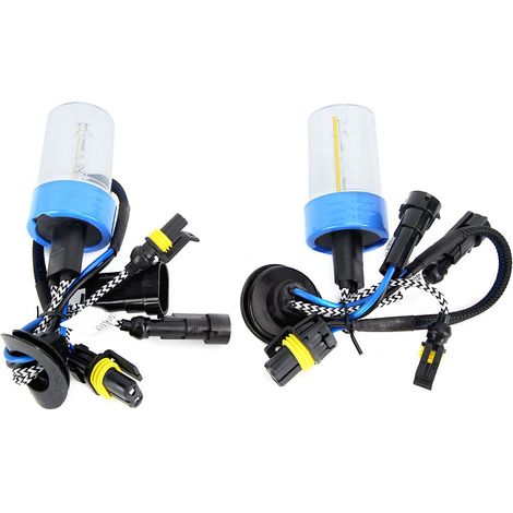 Lot 2 Ampoules H11 Xenon 55W 5500K Lumière Forte HID Phare (1/5)
