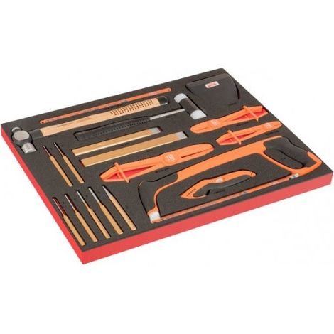 BAHCO - Module 3/3 marquage laser, outils de frappe et de coupe & pinces à colliers-26pc