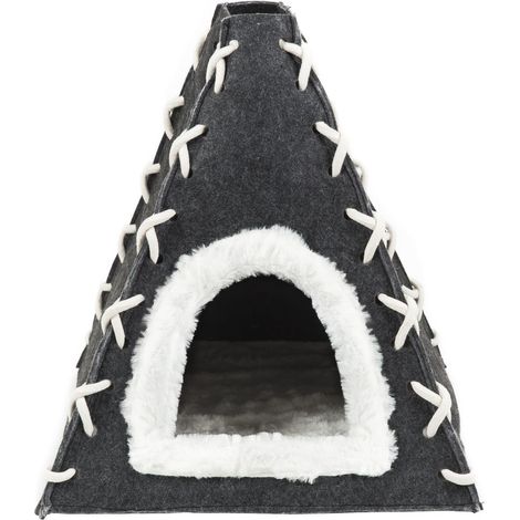 Katzenbett, Katzenlaufstall Nr. 1, Tipi für Katzen (1/4)