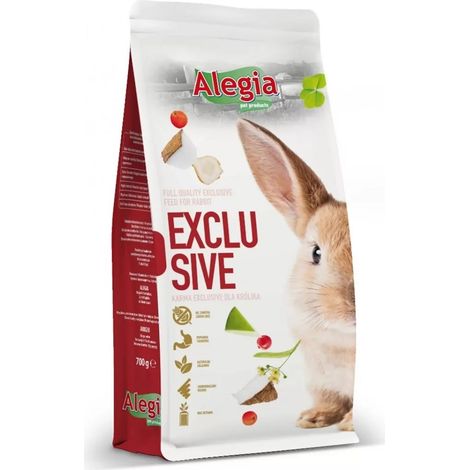 ALEGIA Exclusive Lapin - nourriture pour lapin - 700g
