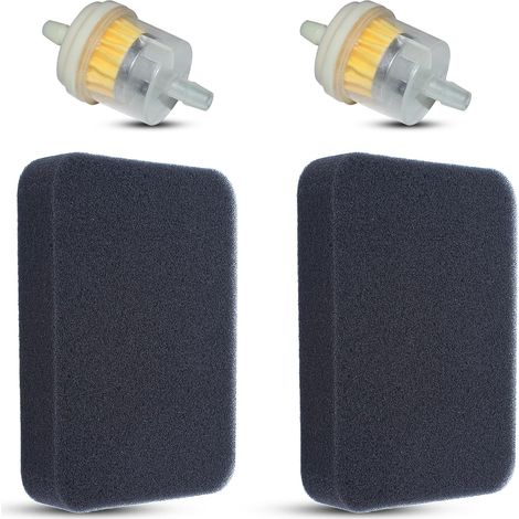 Kit de filtre à air avec filtre à carburant, compatible avec générateur Honda EB3000 EB3500 EB3500X EB5000X EB6500 EB6500X GP6500 EM3000 EM3500S EM5000X EM5000SX, pièces de filtre à air en mousse 1721 (1/5)