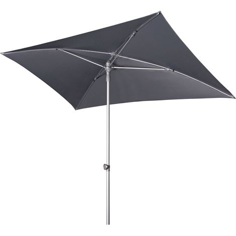 Doppler ACT 225 x 120 RO-TILT Sonnenschirm 225 x 120 cm Mittelmastschirm Mittelstock 5 Farbvarianten 840 Anthrazit