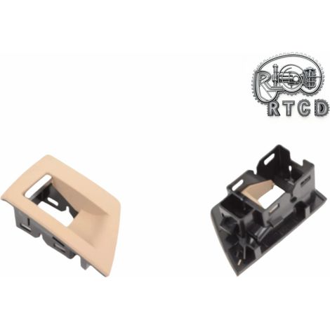 5141225891 Cadre de lève-vitre arrière gauche beige, compatible avec BMW Série 5 F10 F18 (1/5)