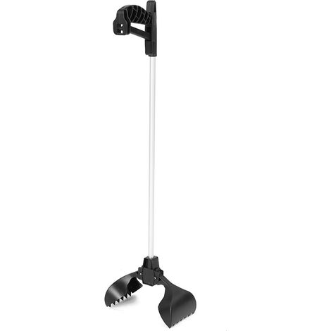 Ramasse-crotte chien Black Dog, outil de ramassage déchets avec long manche, facile à utiliser pour excréments canins. (1/5)