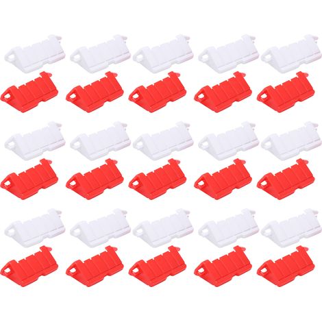 30 Blocs de Piste en Plastique pour Circuits de Voitures Télécommandées, Accessoires de Drift et Course Universels (1/5)